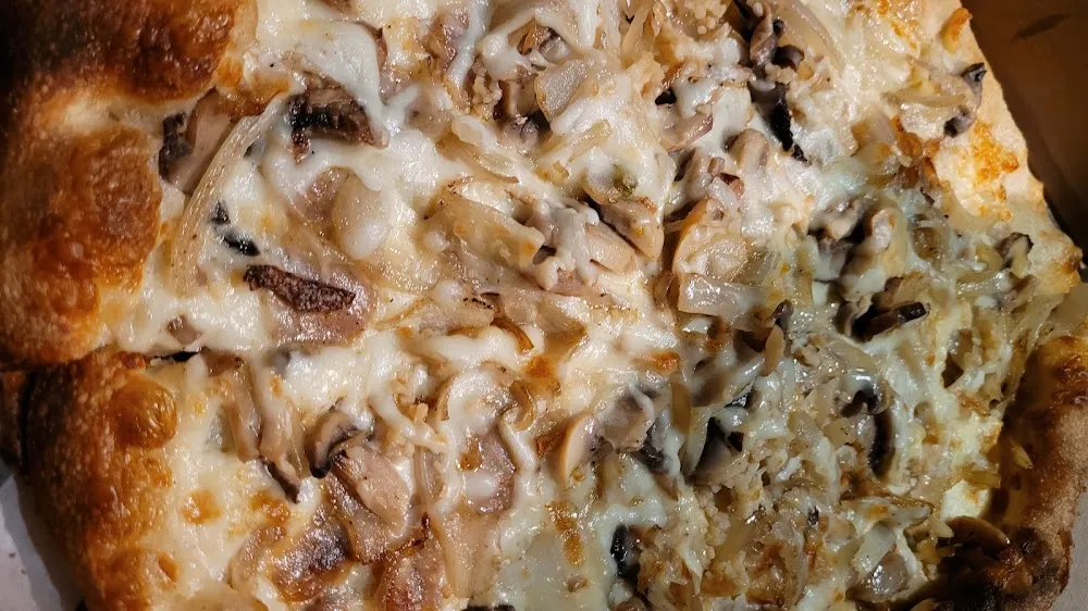 French Onion with Sausage Mushrooms and Alfredo Sauce